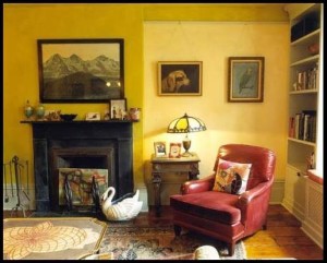 Two-toned Yellow Colored Room in Painting to Brighten Any Room