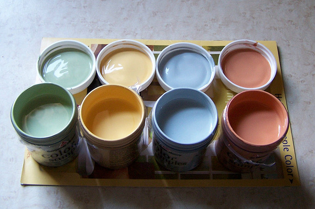 Collection of Paint Samples in Painting Ideas for Beginners