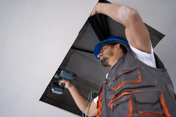 drywall repair and refinishing in room San Francisco & Bay Area